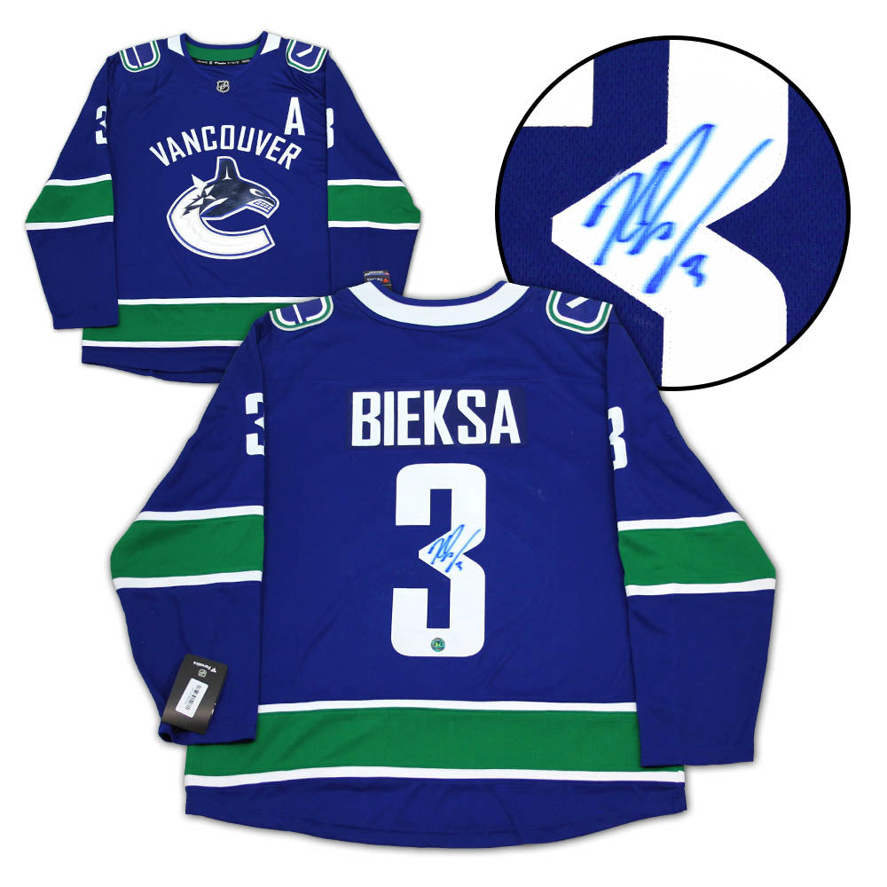 Vancouver Canucks on X: Tonight's warm-up jerseys with the Kevin Bieska  patch are now up for auction. BID NOW
