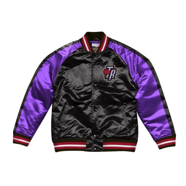 Toronto Raptors Colour Blocked Satin Jacket Rep Your Colours