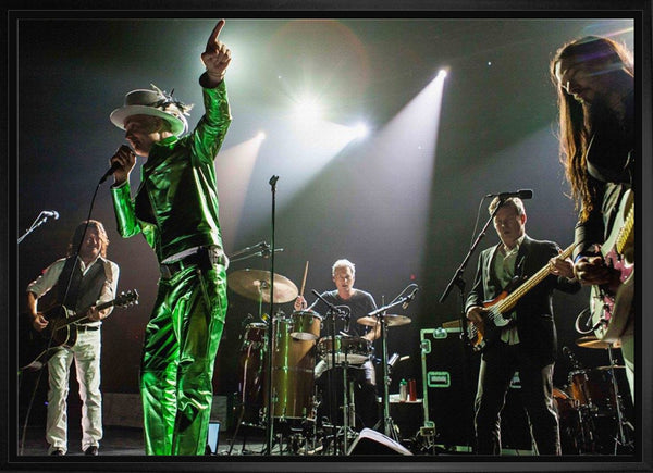 The Tragically Hip 20x29 Framed Band Photo Canvas