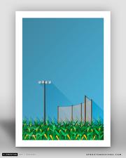 Field of Dreams Minimalist 11 x 17 Print